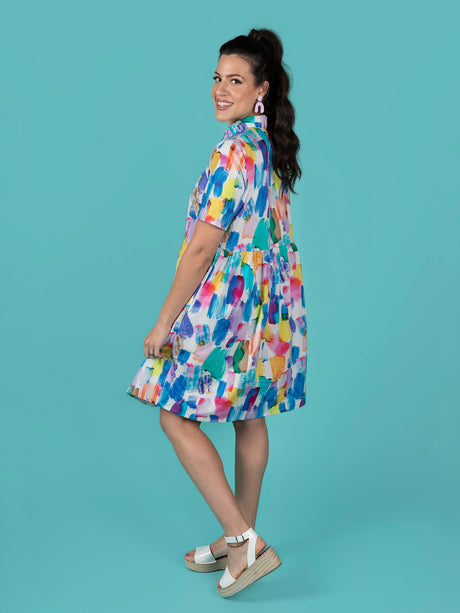 Tilly And The Buttons Lyra Shirt Dress Pattern 14