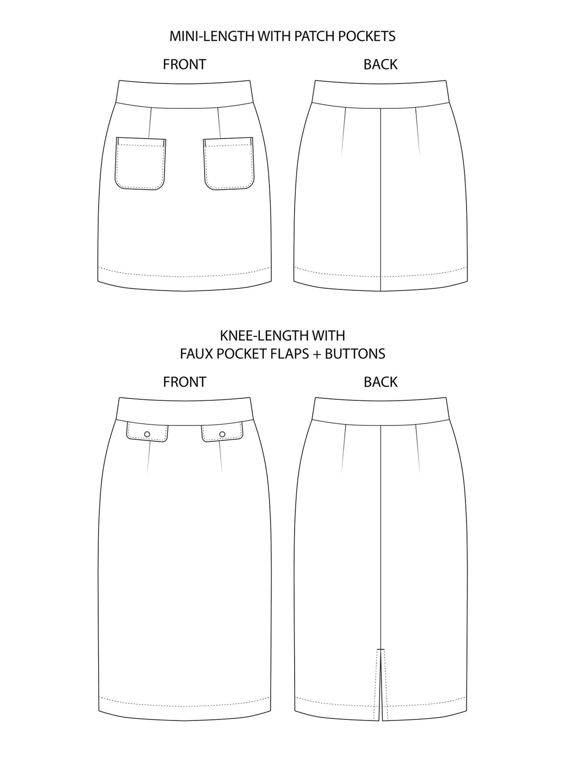 Tilly and the Buttons - Ramona Skirt Pattern (UK 6-34)