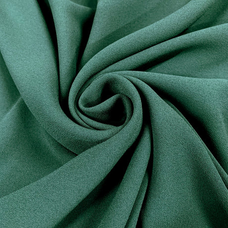 Triple Crepe Forest Polyester Crepe Dress Fabric Cud