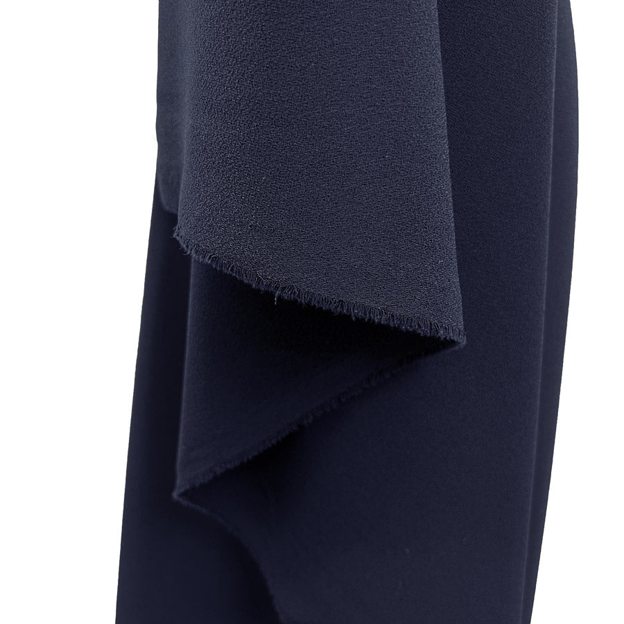 Triple Crepe Dressmaking Fabric Navy Hang 68Cff5Eb Ccd6 4381 B61B 0A7D5059516E