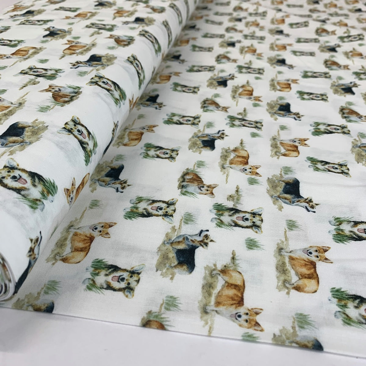 Remnant - Cotton - Dog Walks (1.1m)