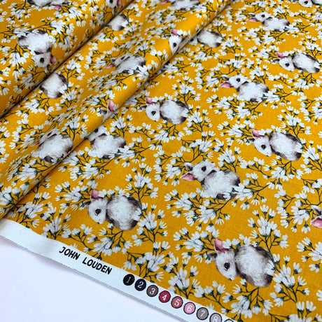 True Craft Field Mouse Ochre Fabric Roll