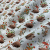 Cotton - Hedgehogs & Mushrooms