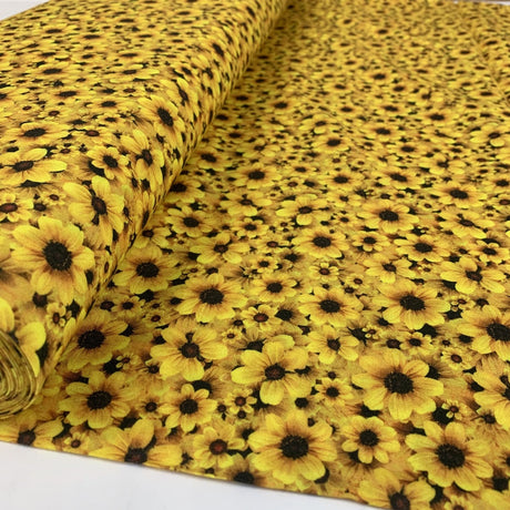 True Craft Sunflower Field Yellow 100%Cotton Roll