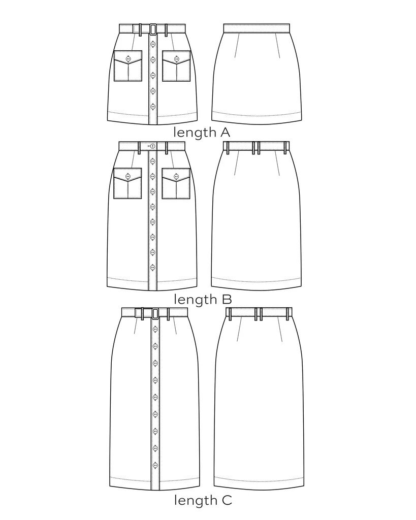 True Bias - Blair Skirt Sewing Pattern