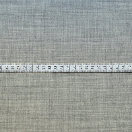 Upstanding Pale Marled Grey Woollen Suiting Fabric S