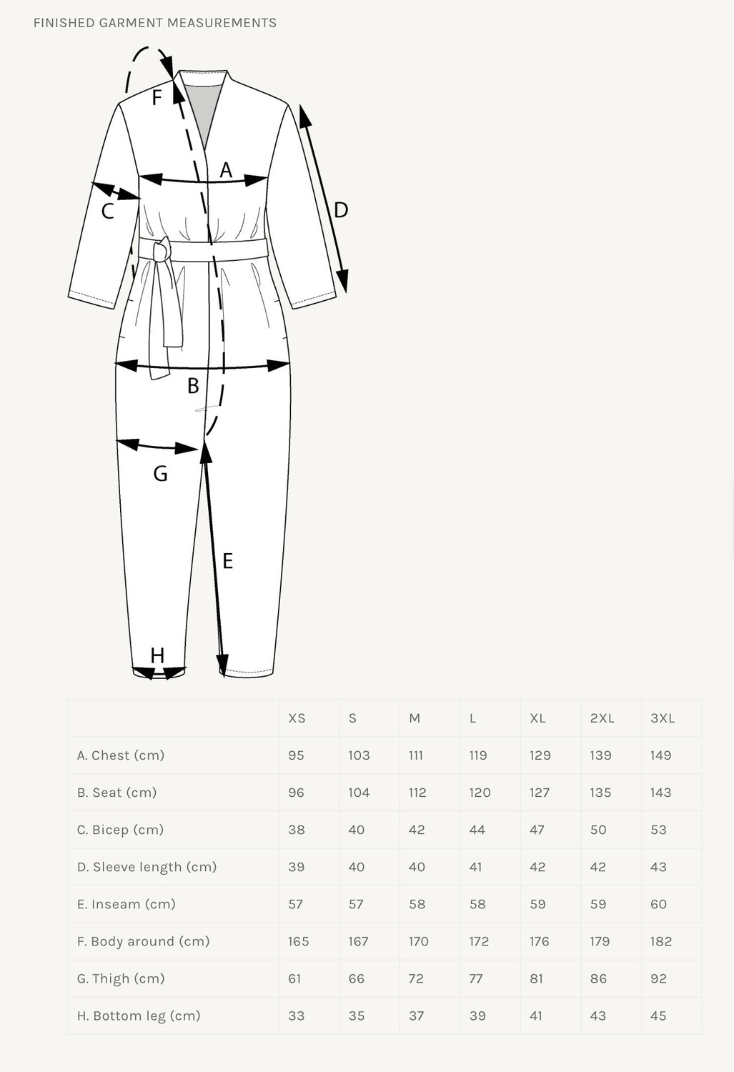 The Assembly Line - V-Neck Jumpsuit Pattern