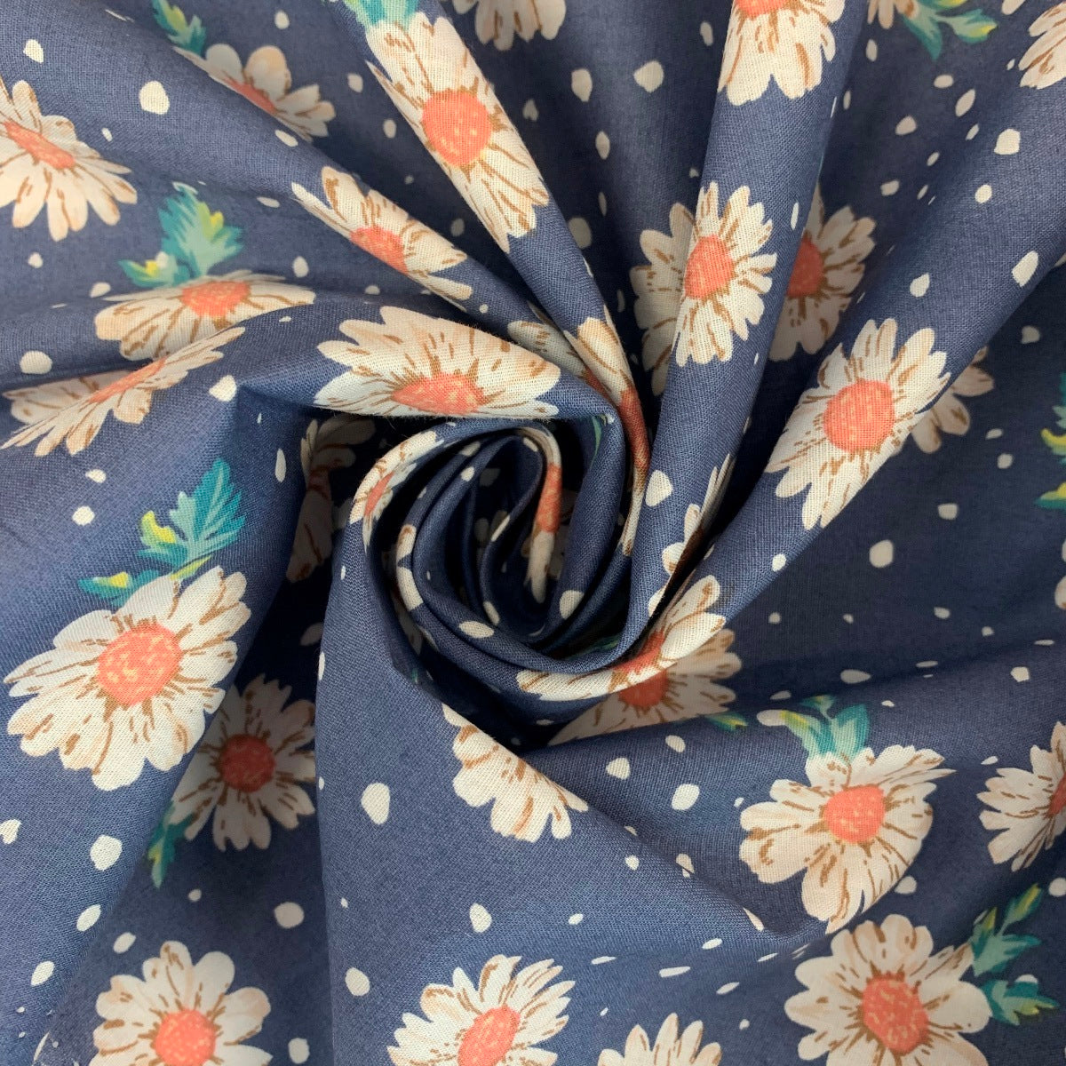 Value Poplin - Dotty Daisies