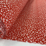Value Poplin - Floral Sketch - Red