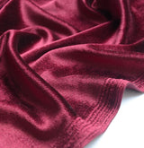 Set Piece 1.3mtr - Stretch Velvet - Wine