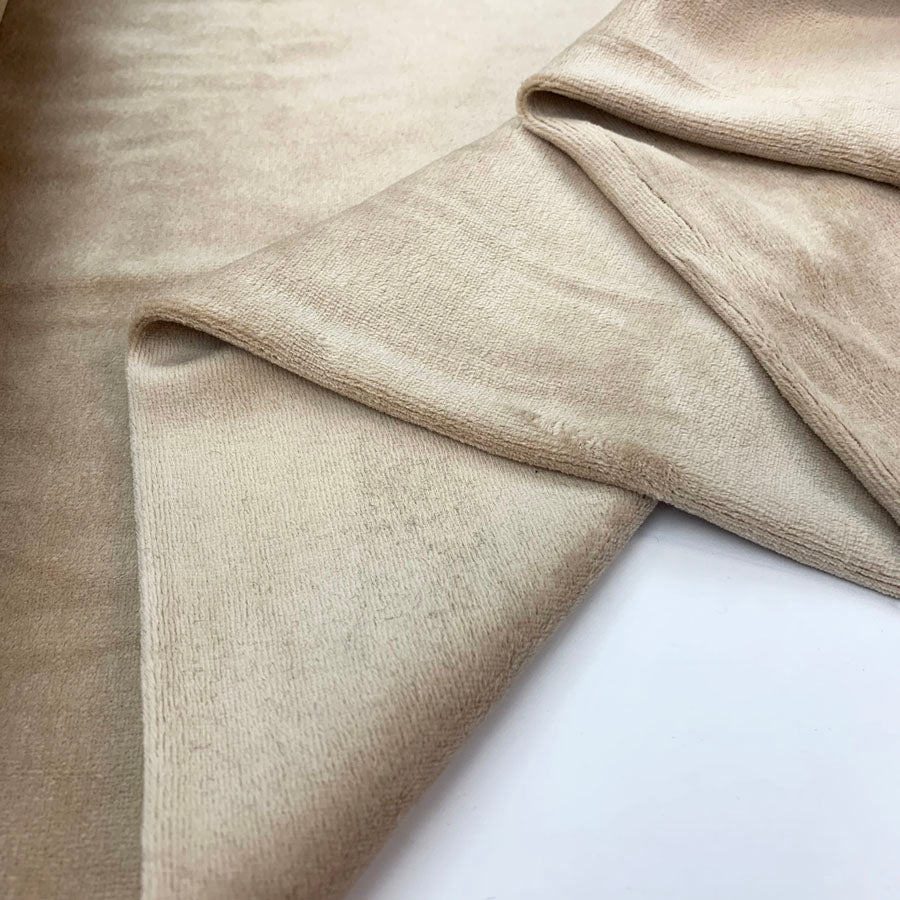 Velour Cotton Poly Fabric Serena Blonde Fold D7D562Bf 61C5 4F56 A7D3 607D7F231904