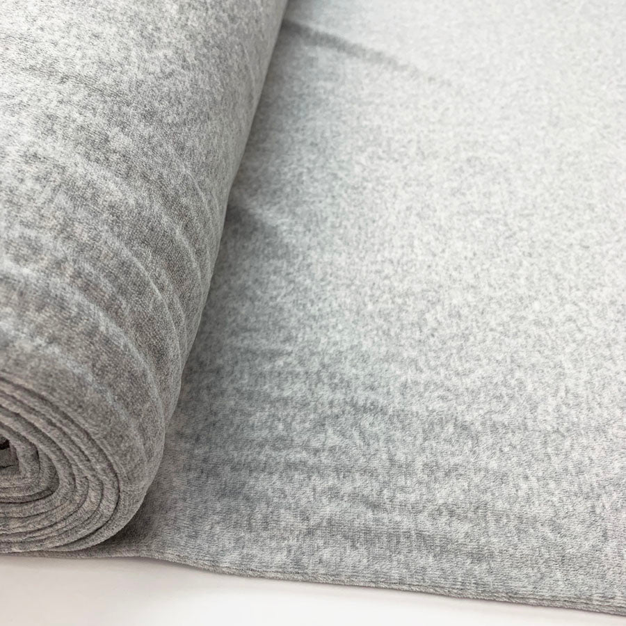 Velour Cotton Poly Fabric Serena Grey Marble Reverse Bolt
