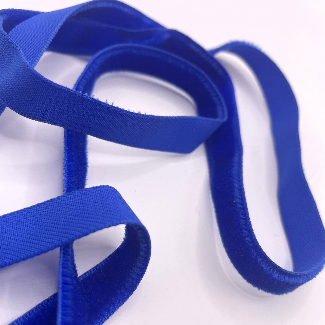 Velvet Ribbon Trim - Royal