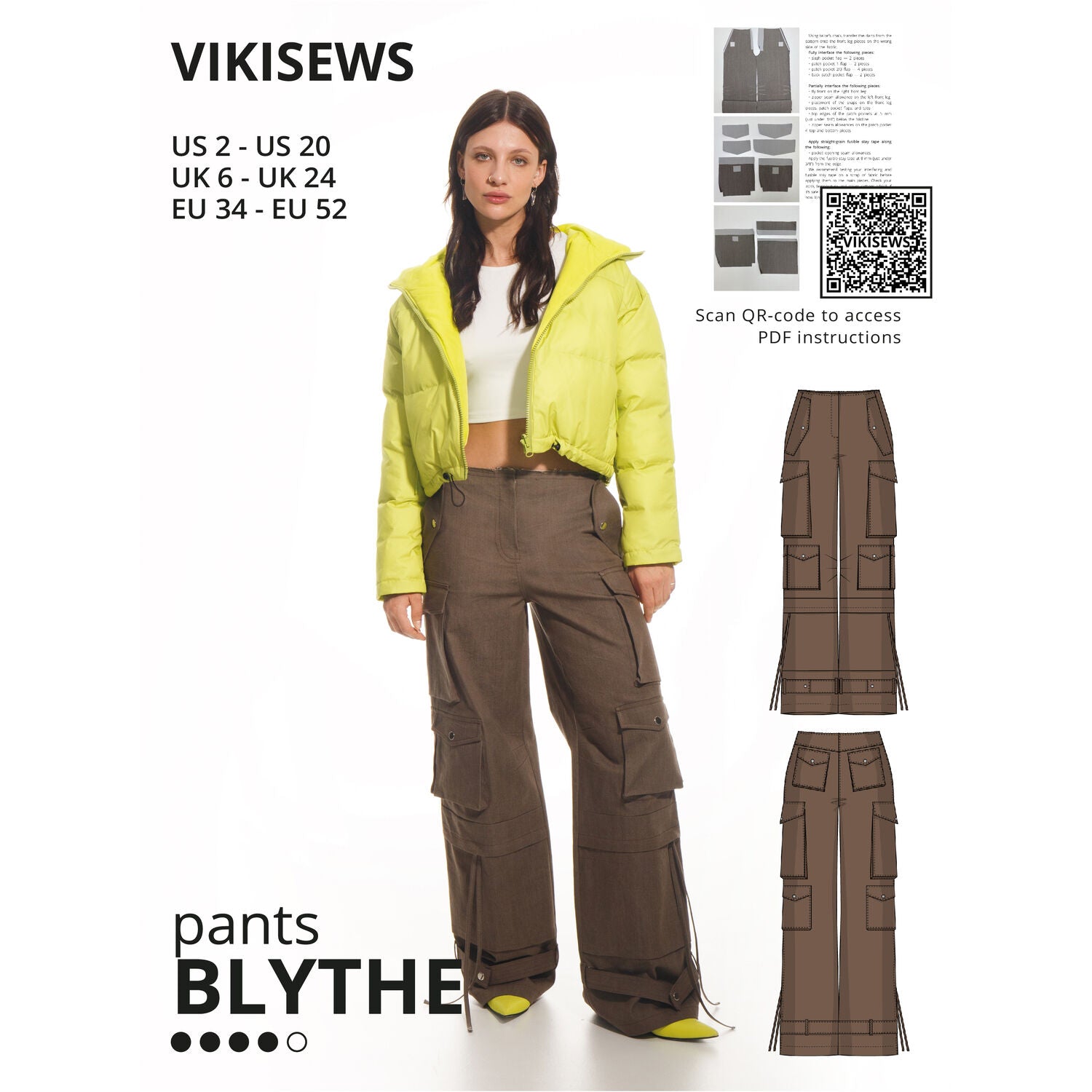 Vikisews - Blythe Pants Sewing Pattern