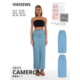 Vikisews - Cameron Skirt Sewing Pattern