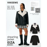 Vikisews - Eiza Shearling Jacket Pattern (UK 6-24)