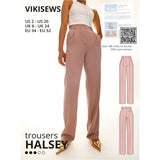 Vikisews - Halsey Trousers Sewing Pattern