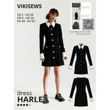 Vikisews - Harley Dress Sewing Pattern (UK 6-24)