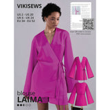 Vikisews - Laima Blouse Sewing Pattern (UK 6-24)
