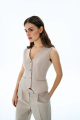 Vikisews - Liliana Vest Sewing Pattern (UK 6-18)