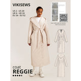 Vikisews - Reggie Coat Sewing Pattern (UK 6-24)
