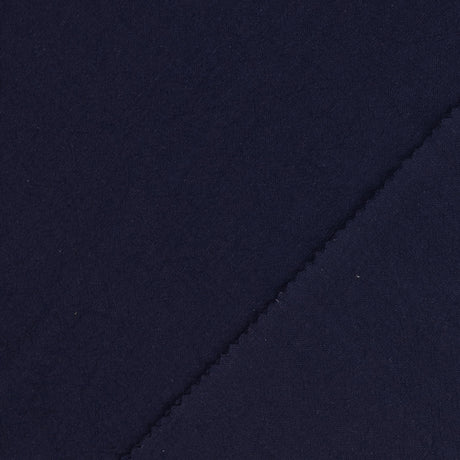 Vintage Cotton Navy Blue Oeko Tex Dressmaking Fabric Fold
