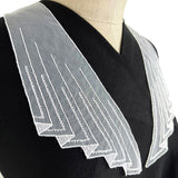 Organza Embroidered Collar - Lady Rosamund - White