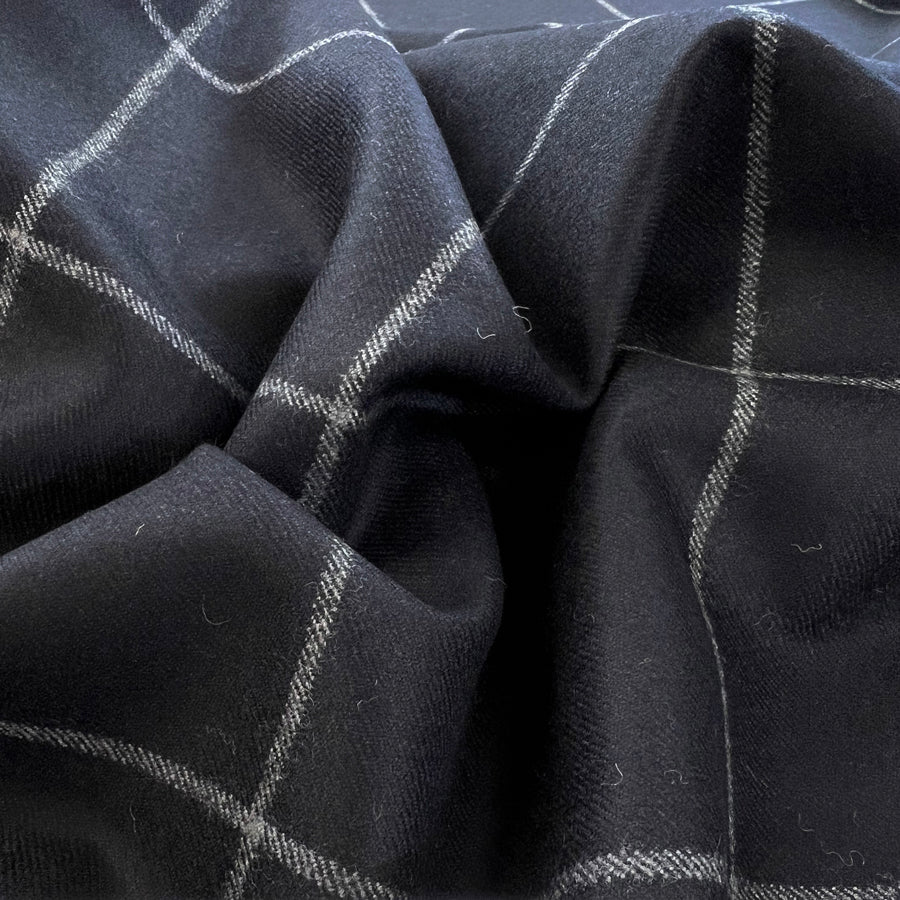 Vintage Flannel - Navy Check