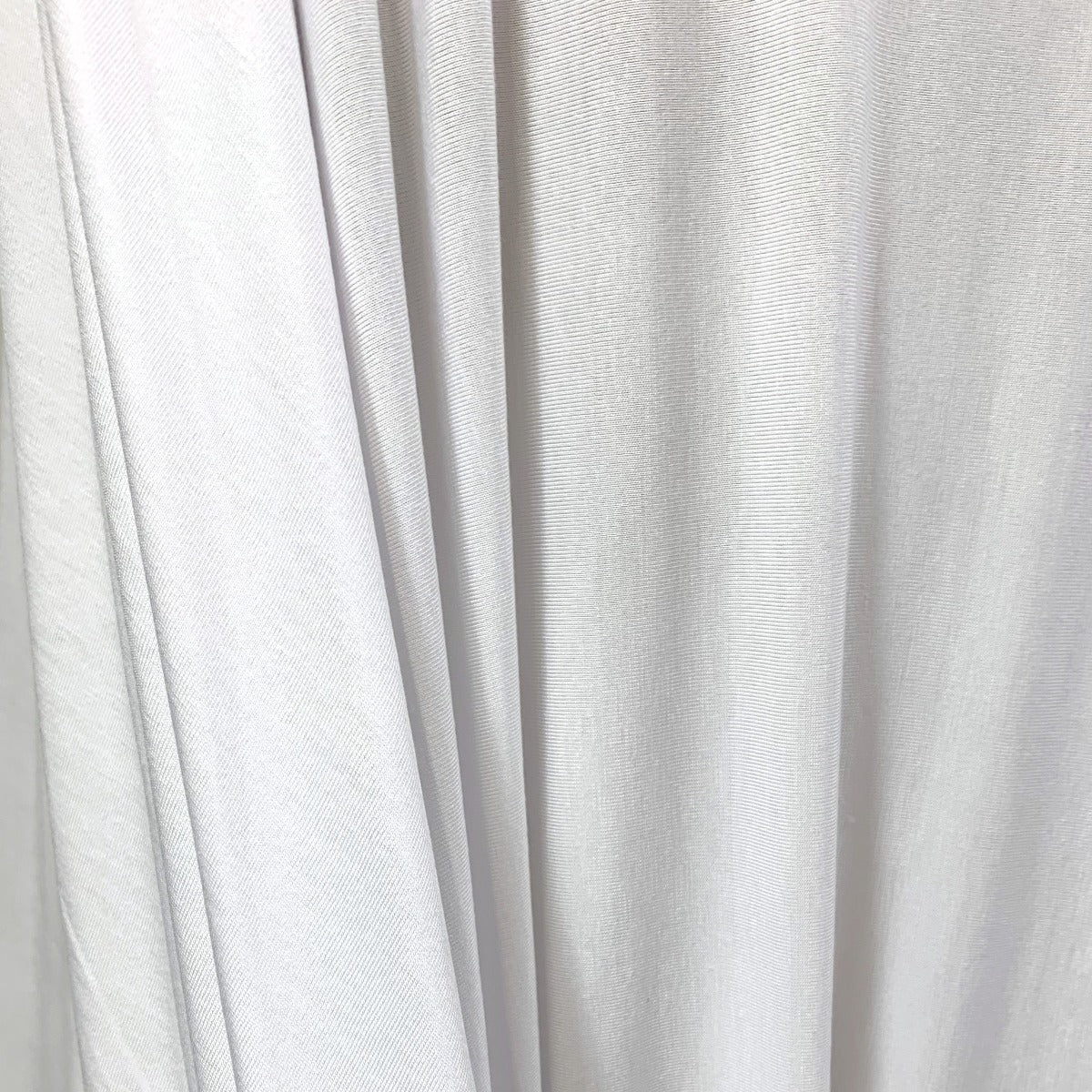 Remnant - Viscose Jersey - White (2m)