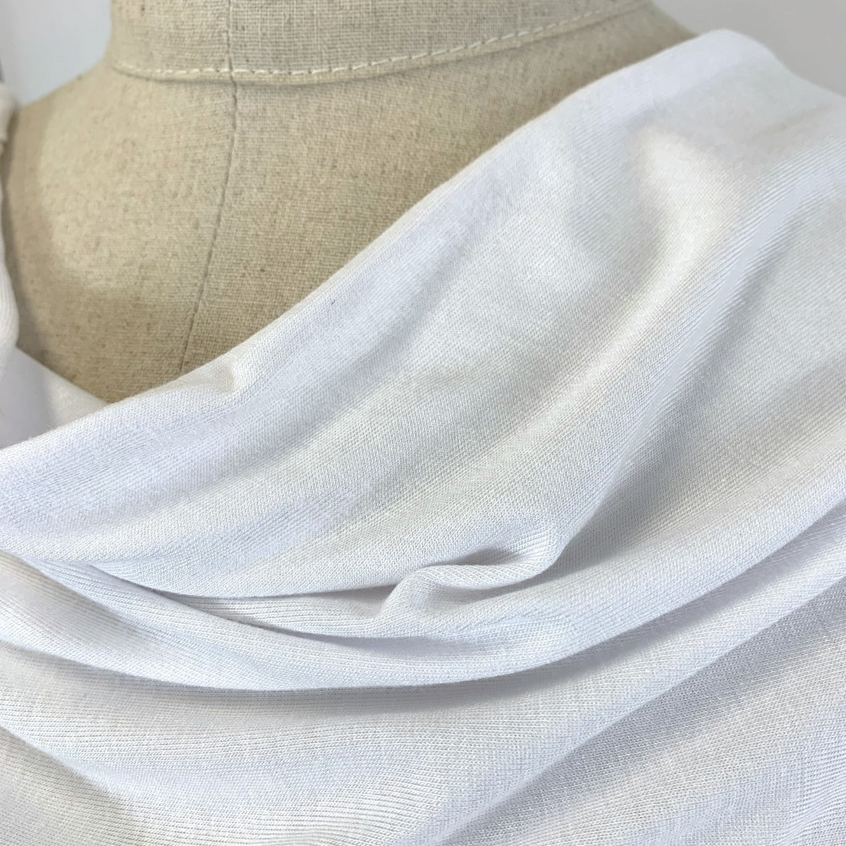 Remnant - Viscose Jersey - White (2m)