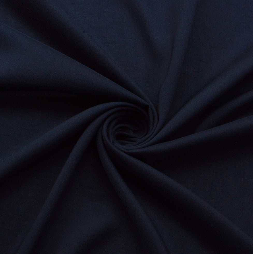 Viscose Plain - Navy