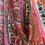 Viscose Twill - Paisley - Red