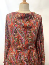 Viscose Twill - Paisley - Red