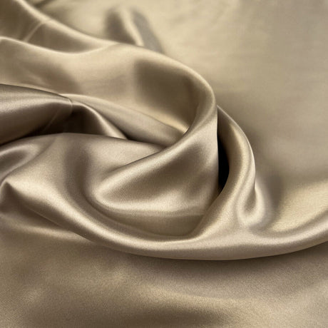 Viscose Acetate Lining Beige Gold Woven Tailors Suit Dress Fabric