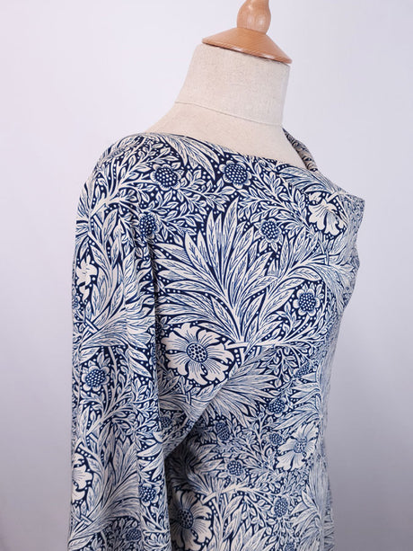 Viscose Challis Billy Floral Side