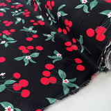 Viscose Challis - Black Cherry