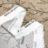 Viscose Challis - Sprig Taupe