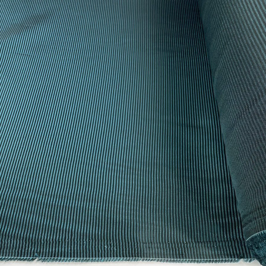 Viscose Lining - Teal Stripe