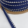 Flanged Insert Piping Cord - Navy & White