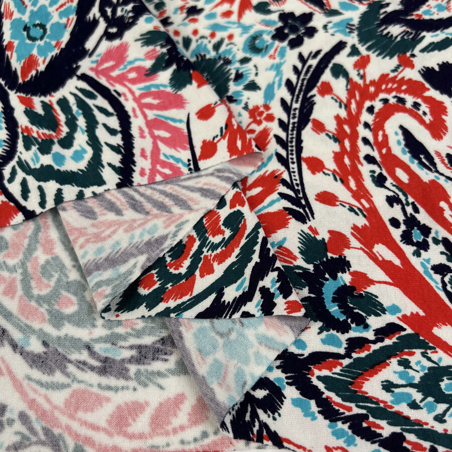 Viscose Jersey - Abstract Paisley