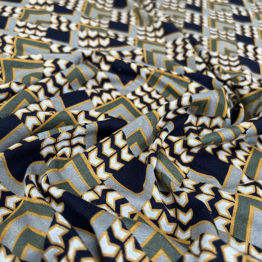 Viscose Jersey - Disco Tetris