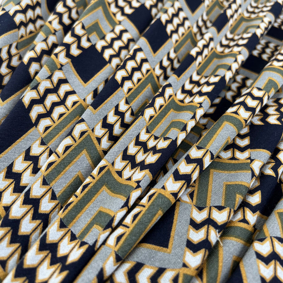 Viscose Jersey - Disco Tetris