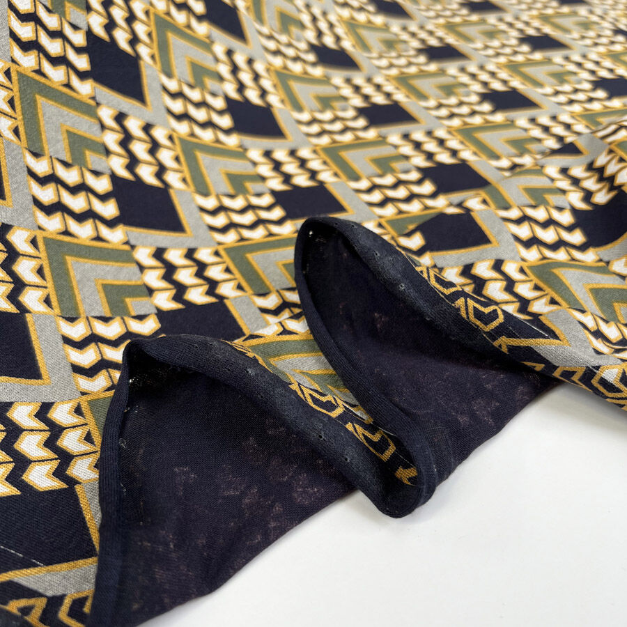 Viscose Jersey - Disco Tetris