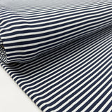 Viscose Jersey - Navy Stripe