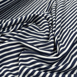 Viscose Jersey - Navy Stripe