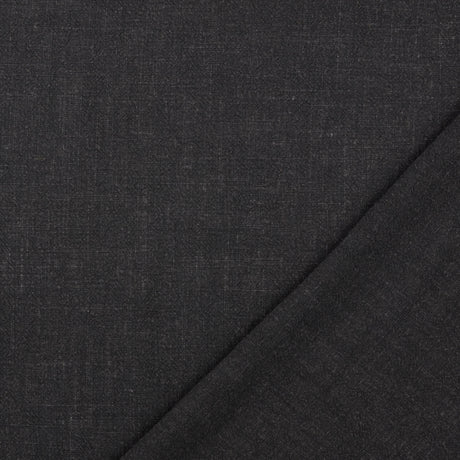 Viscose Linen Blend Dress Fabric Hector Black Fold