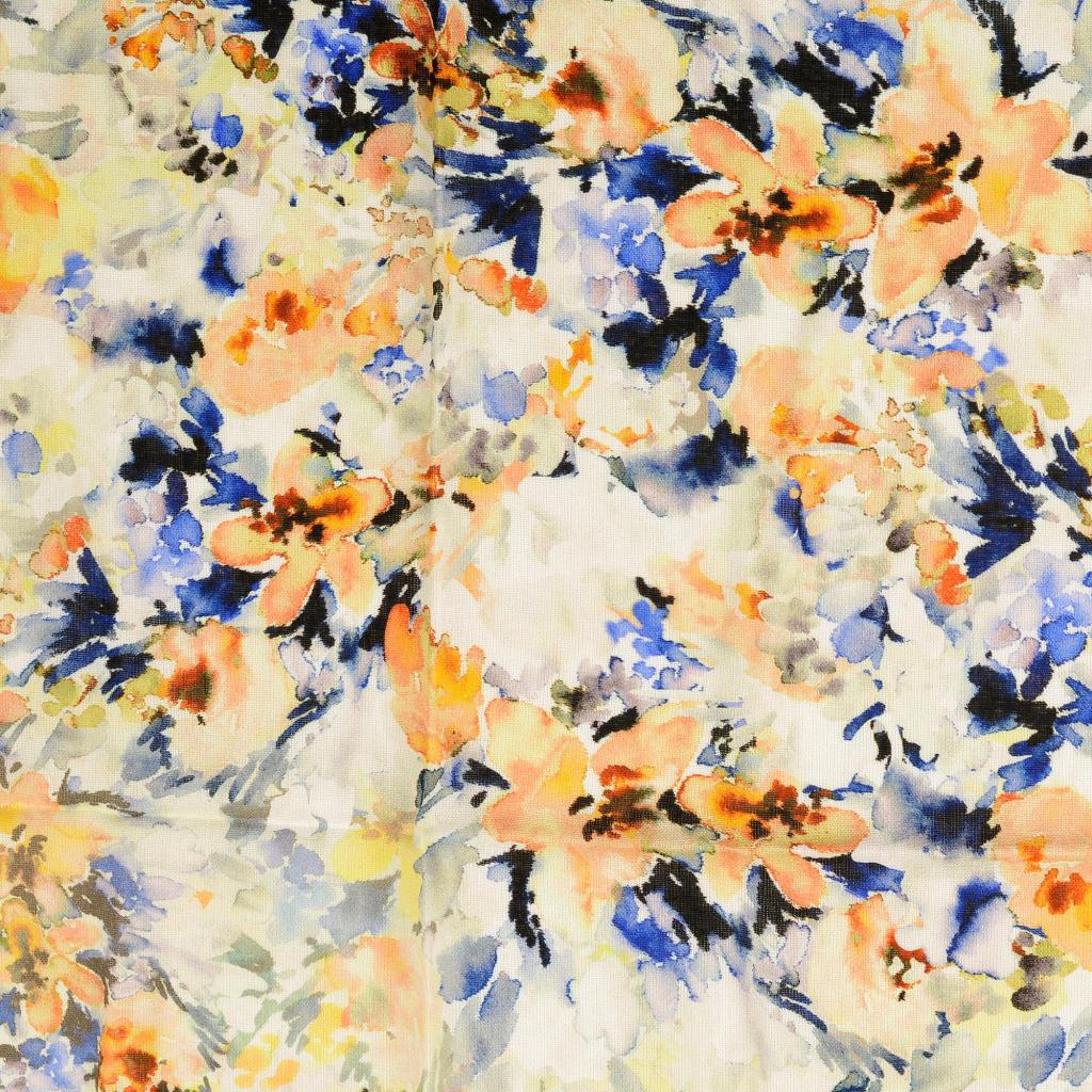 Remnant - Painterly Petals - Orange (1.6m)