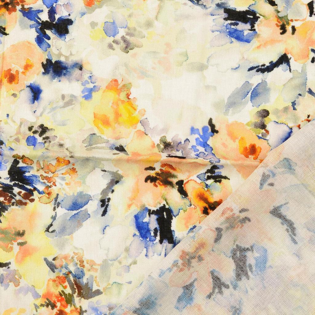 Painterly Petals - Orange