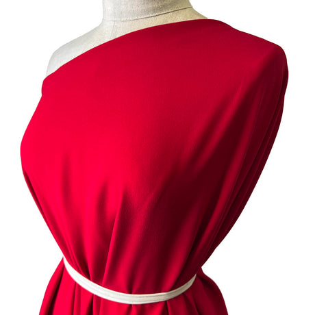 Viscose Poly Elastane Fabric Not The Only Fruit Red Side