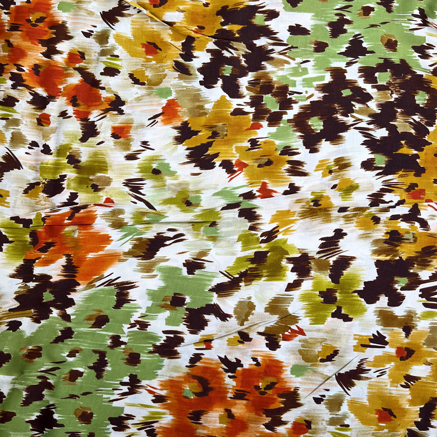 Floral Mirage - Rust